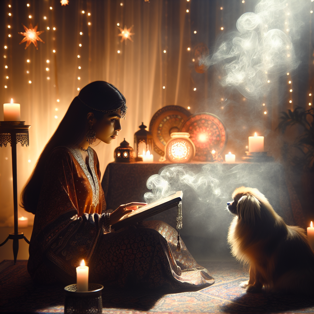 Pet reading session with psychic medium